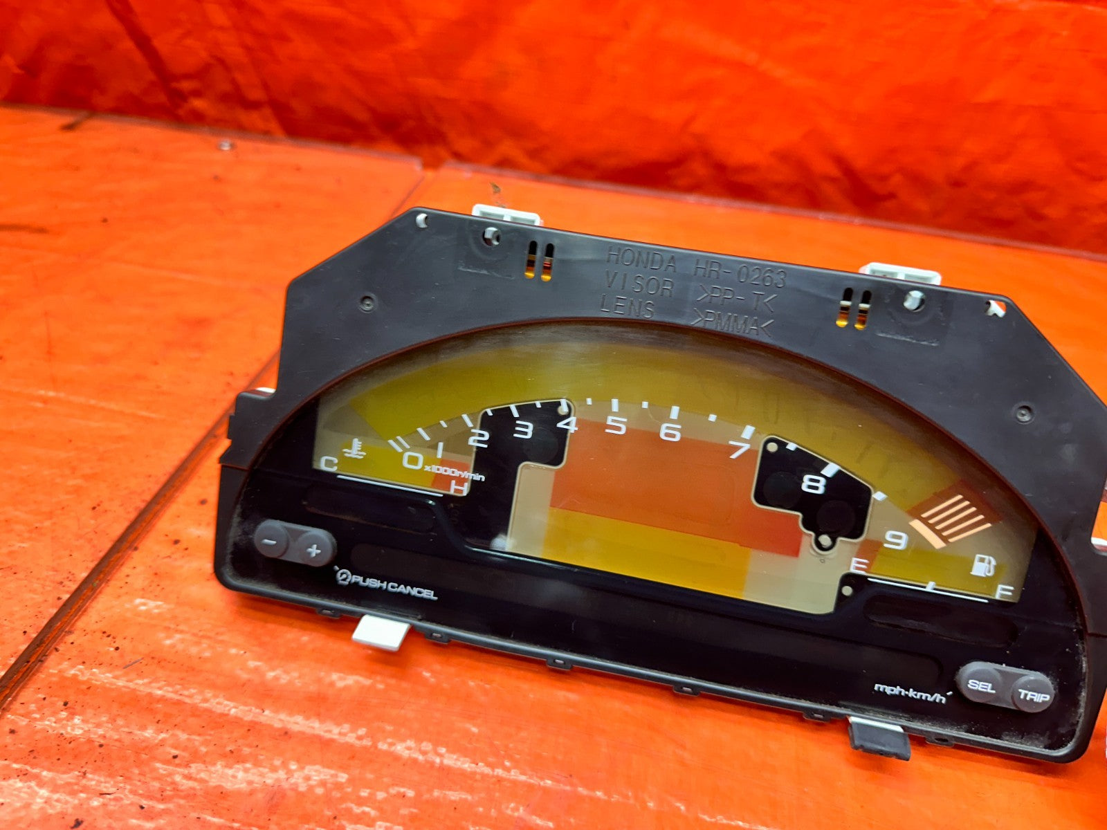 00 03 HONDA S2000 AP1 2.0L INSTRUMENT GAUGE CLUSTER SPEEDOMETER TACHOMETER 33712