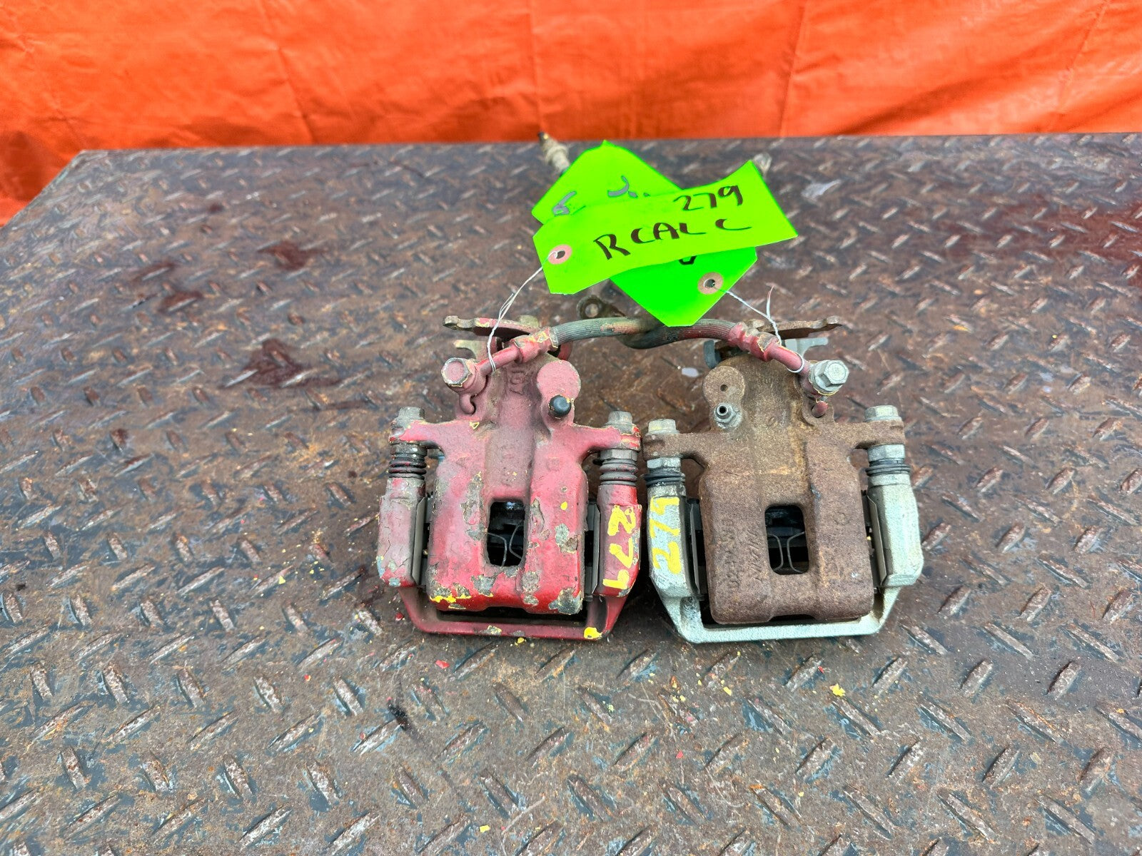 09 14 ACURA TSX   REAR BRAKE CALIPERS   LEFT RIGHT CALIPER SET   OEM FACTORY 2794