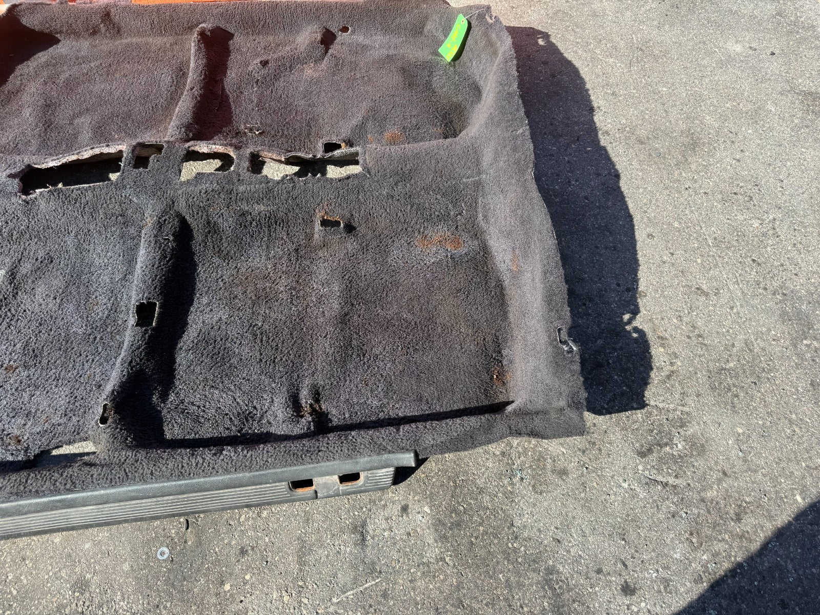 90 91 HONDA CIVIC HATCHBACK   INTERIOR FLOOR CARPET RUG MAT    BLACK   #3251