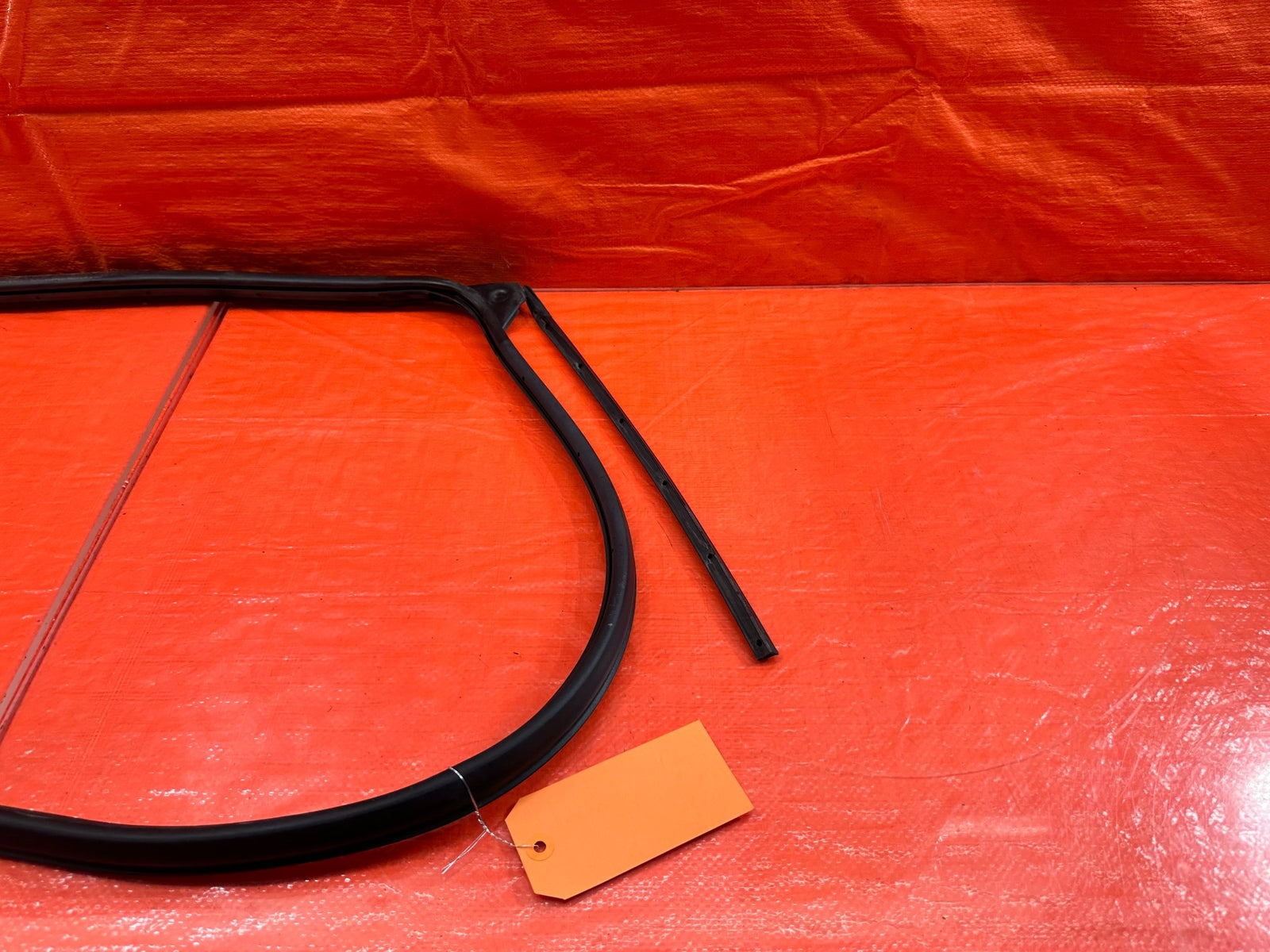 08 15 LANCER EVOLUTION X EVO 10 PASSENGER RIGHT REAR DOOR WEATHER STRIP OEM 2174