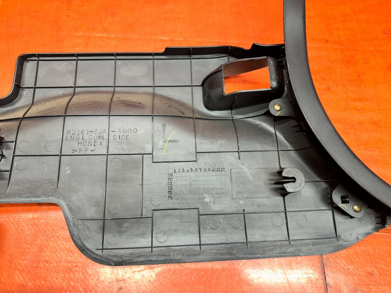 00-09 HONDA S2000 AP1 AP2 INTERIOR KICK PANELS SET DRIVER PASSENGER #33713