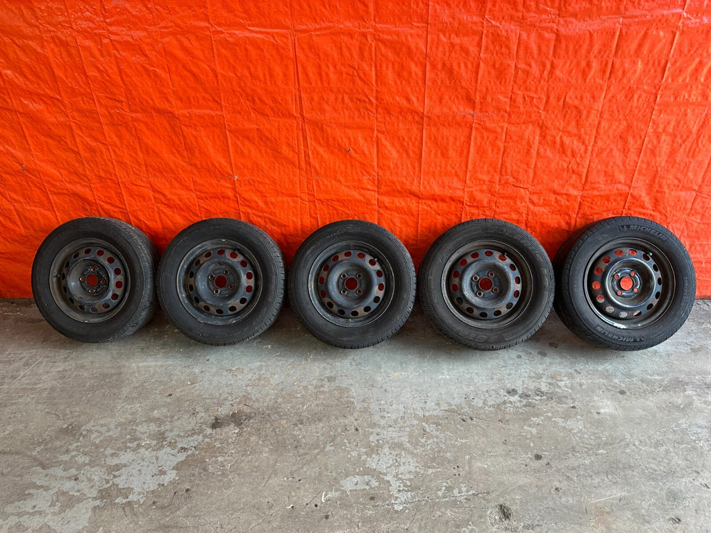 92 00 HONDA CIVIC   FACTORY STEEL WHEELS W TIRES   SET OF 5   PICK UP MIAMI ONLY0