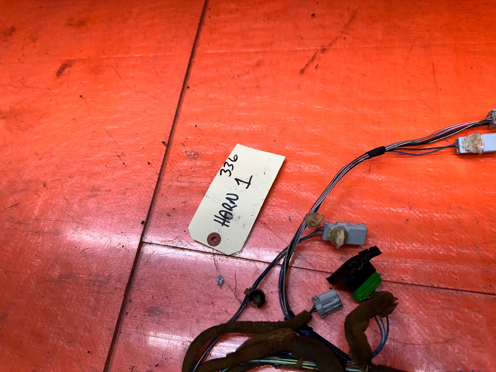 97 01 HONDA PRELUDE 2.2L DRIVER LEFT DOOR PANEL WIRE WIRING HARNESS OEM #33611