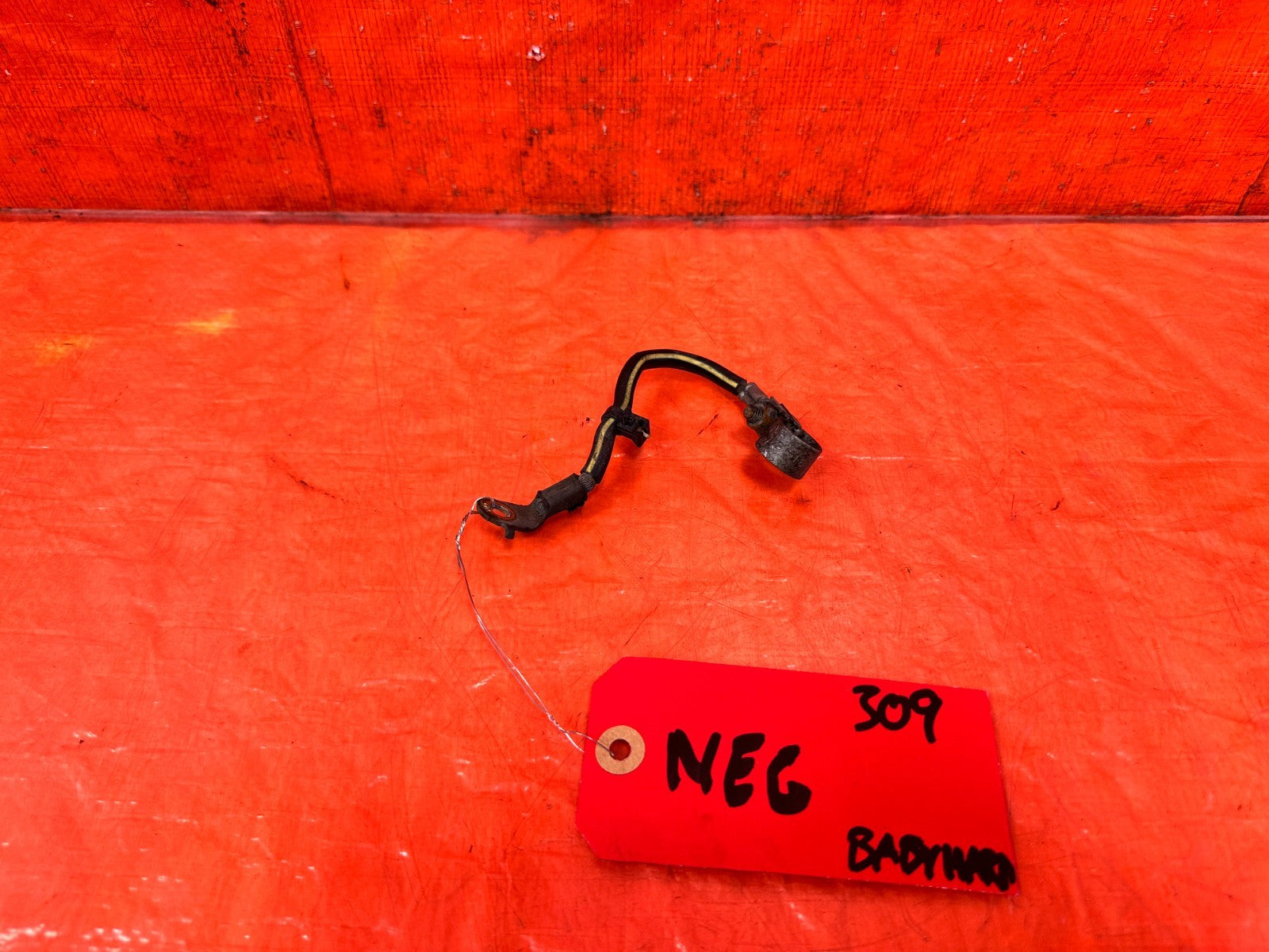 96 01 ACURA INTEGRA   NEGATIVE TERMINAL BATTERY GROUND WIRE HARNESS OEM #3090