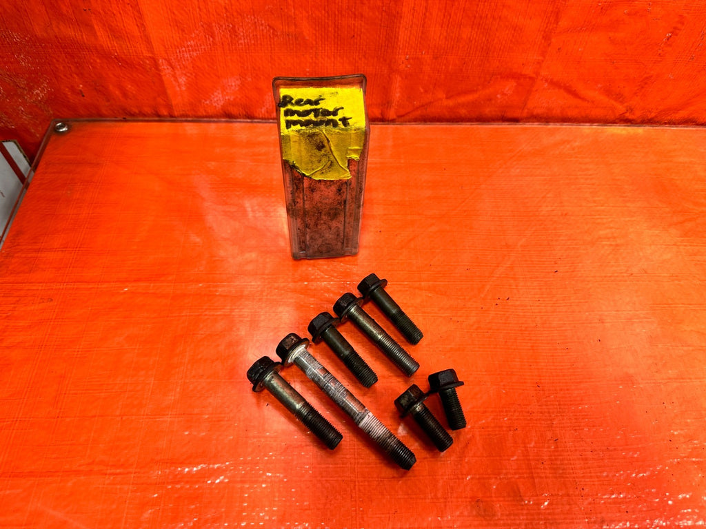 97 01 HONDA PRELUDE   REAR TRANSMISSION BRACEKT & ENGINE MOUNT BOLTS OEM 3230