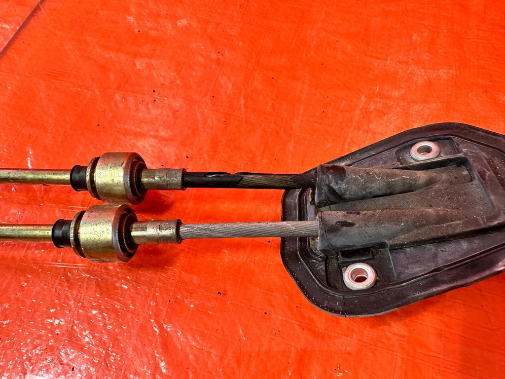 92 96 HONDA PRELUDE   MANUAL STICK SHIFT SHIFTER CABLE SET CABLES WIRES OEM #27310