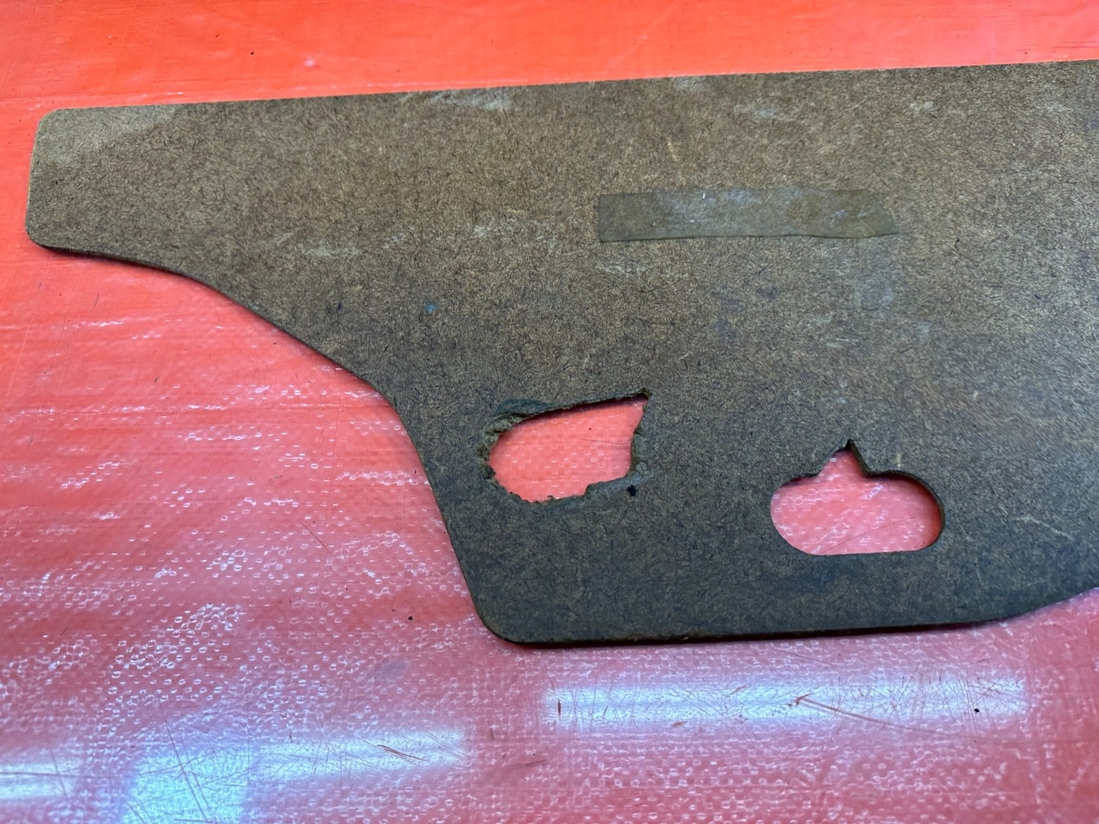 08 15 LANCER EVOLUTION X EVO 10 MR   DRIVER LEFT TRUNK LINER CARDBOARD TRIM #21711