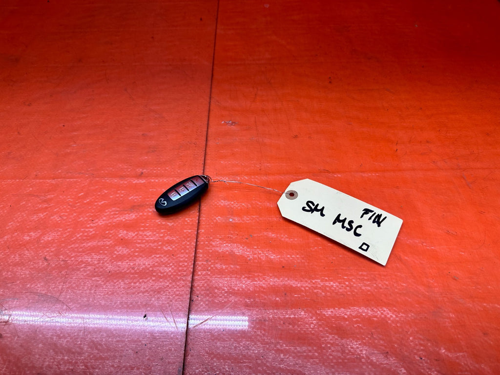 08 15 INFINITI G37 KEY FOB REMOTE KEYLESS ENTRY OEM FACTORY0