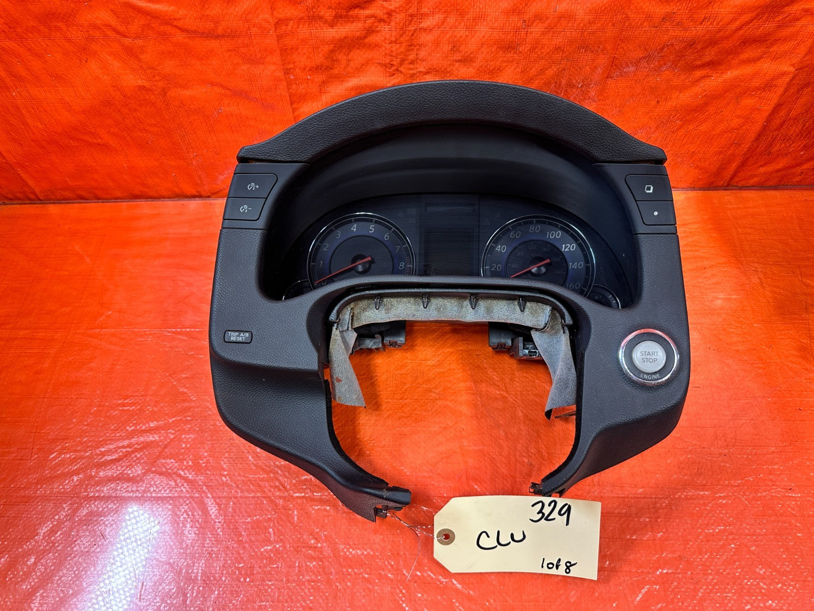 08 13 INFINITI G37 COUPE 2D   6 SPEED MANUAL CONVERSION   PEDALS / CLUSTER 3281