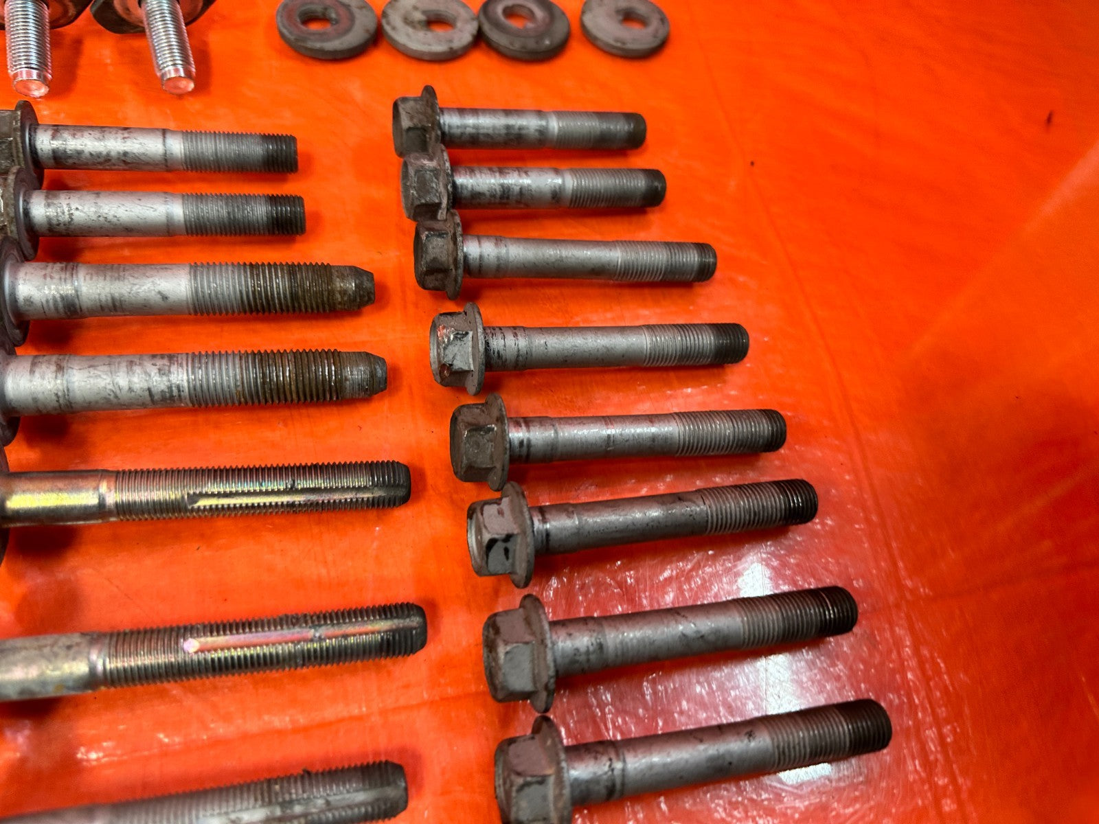 08 15 INFINITI G37 & Q60 COMPLETE REAR CONTROL AR CAMBER CASTER BOLTS OEM 3116