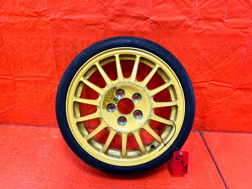04 11 MAZDA RX8 RX 8   EMERGENCY SPARE BACK UP TIRE WHEEL RIM   OEM FACTORY #3030