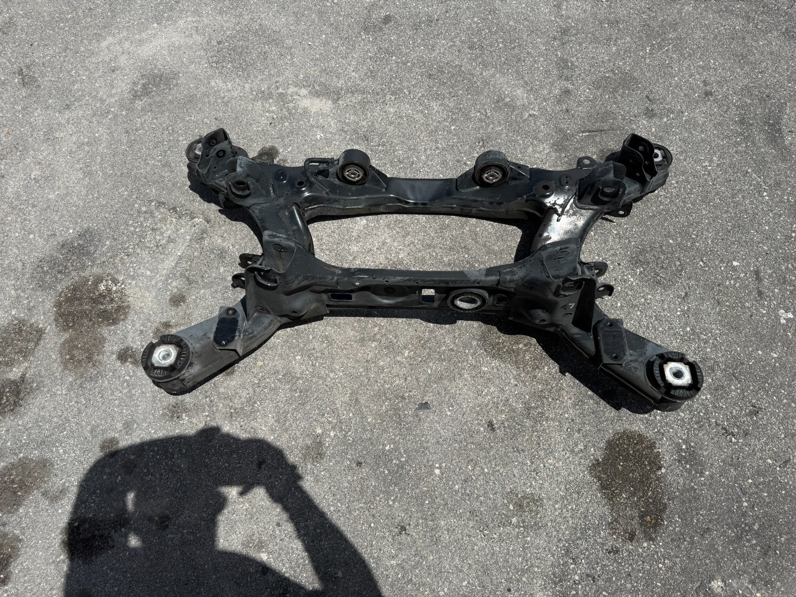10 16 HYUNDAI GENESIS COUPE   REAR SUBFRAME CROSSMEMBER K FRAME   OEM #3020