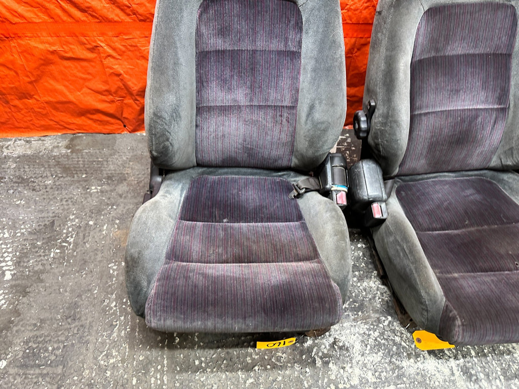 90-93 ACURA INTEGRA DA B17A1 GSR FRONT SEATS PAIR LEFT DRIVER RIGHT PASS OEM 16016