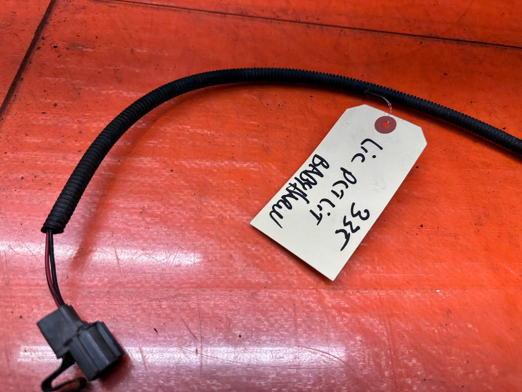 97 01 HONDA PRELUDE 2.2L REAR TRUNK LICENSE PLATE LIGHT WIRING HARNESS OEM #3356