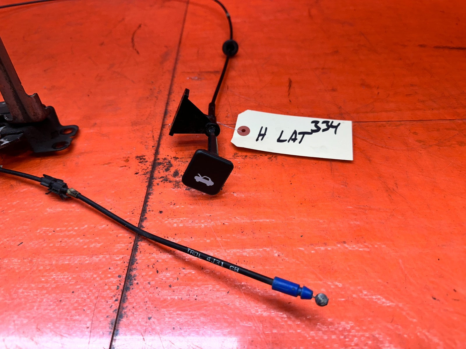 13 15 HONDA CIVIC SI 4D 2.4L FRONT HOOD LATCH LOCK W/ RELEASE CABLE OEM #3344