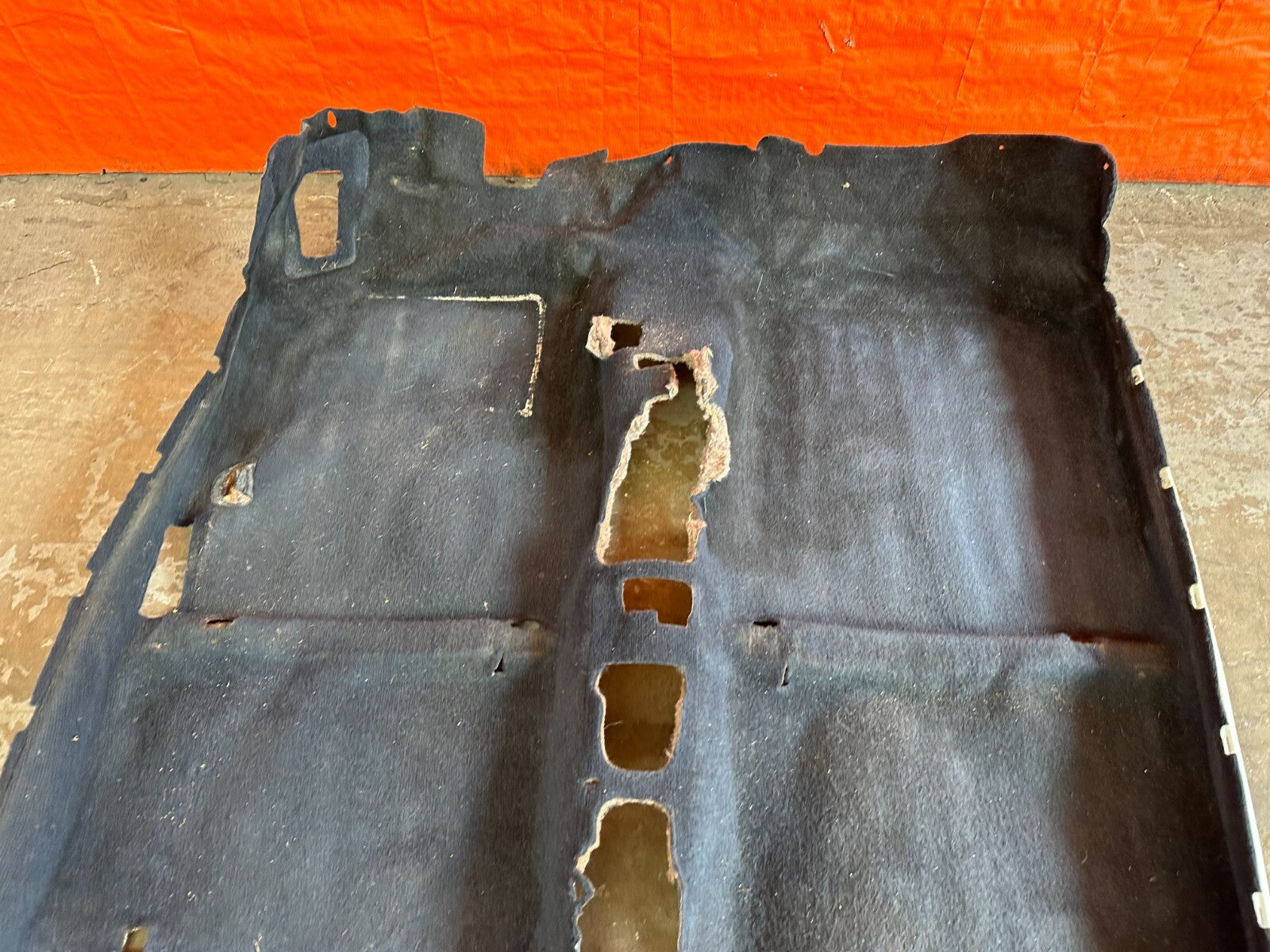 1989 89 HONDA CRX DX   INTERIOR FLOOR CARPET RUG MAT   BLUE IN COLOR   OEM #2436