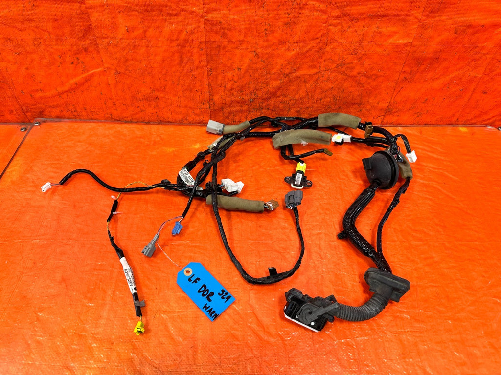 2013 13 INFINITI G37 S CONVERTIBLE   DRIVER LEFT FRONT DOOR WIRE HARNESS OEM 3290