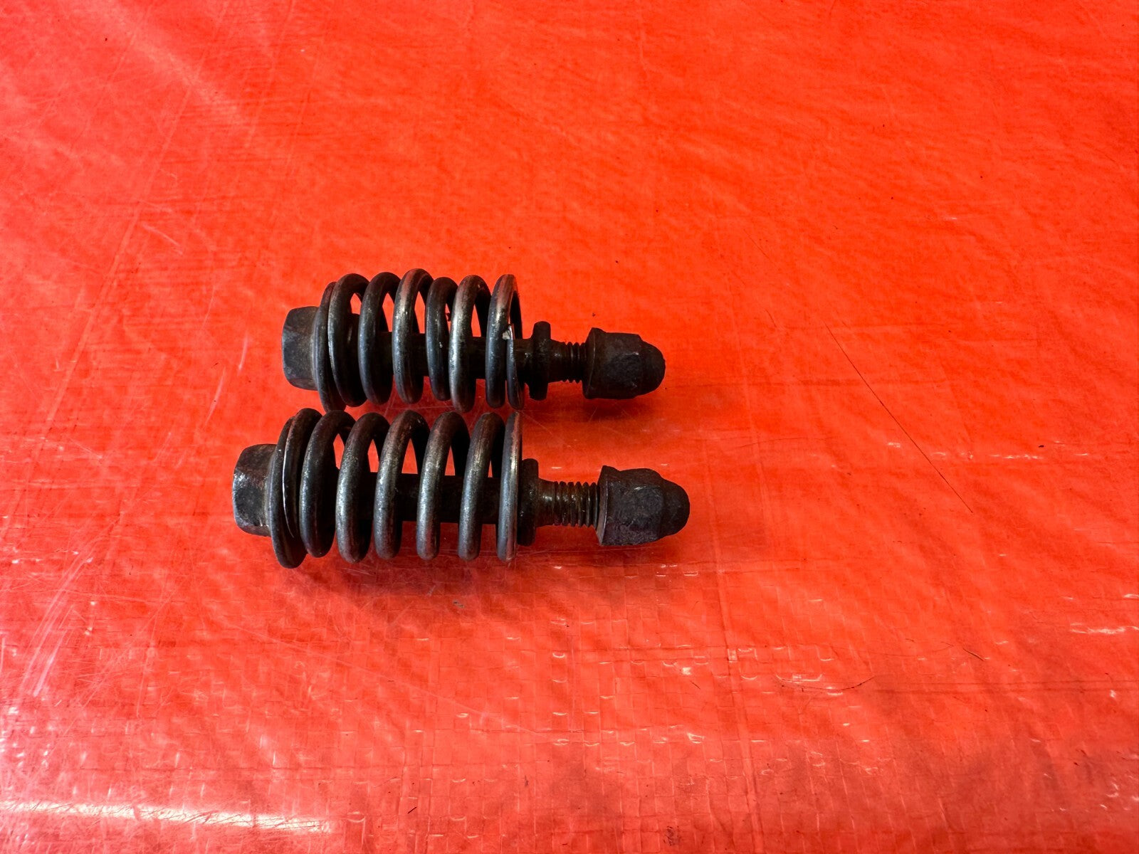 90 01 ACURA INTEGRA EXHAUST MANIFOLD FLANGE FLEXIBLE JOINT BOLTS & SPRINGS #EJ84
