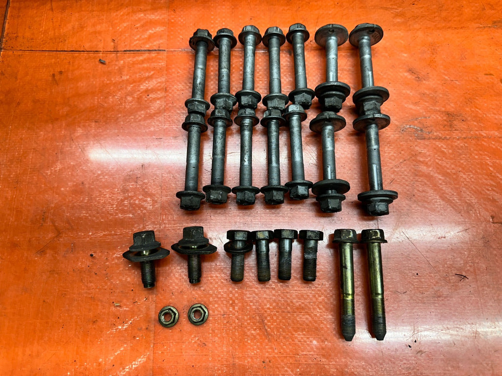 03-08 NISSAN 350Z 3.5L VQ35DE REAR TRAILING ARM MOUNT BOLTS HARDWARE OEM #3465
