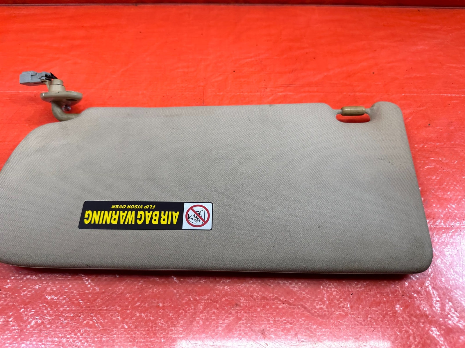 04 05 ACURA TSX   SUN VISOR   PASSENGER RIGHT SIDE   TAN COLOR   OEM #1966