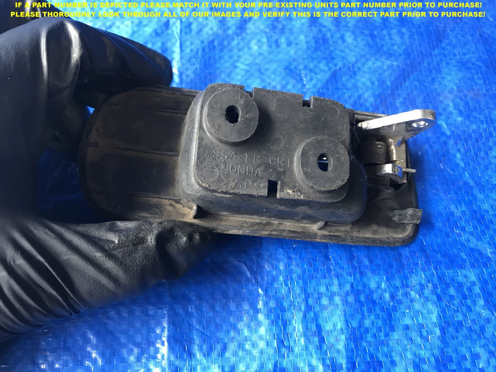 OEM 2001 2002 2003 HONDA CIVIC 4D PASSENGER RIGHT FRONT INTERIOR DOOR HANDLE  1