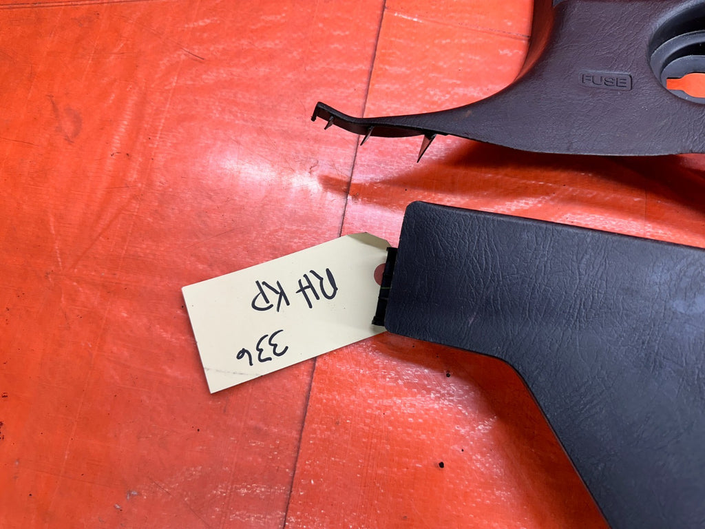 97 01 HONDA PRELUDE 2.2L DRIVER PASSENGER LEFT RIGHT KICK PANEL TRIM SET #33614