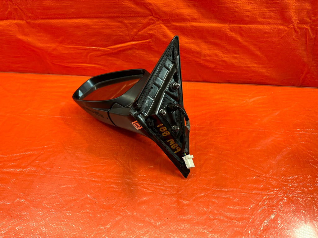 08 15 INFINITI G37 & Q60 DRIVER LEFT EXTERIOR SIDE VIEW MIRROR BLACK   OEM #18811