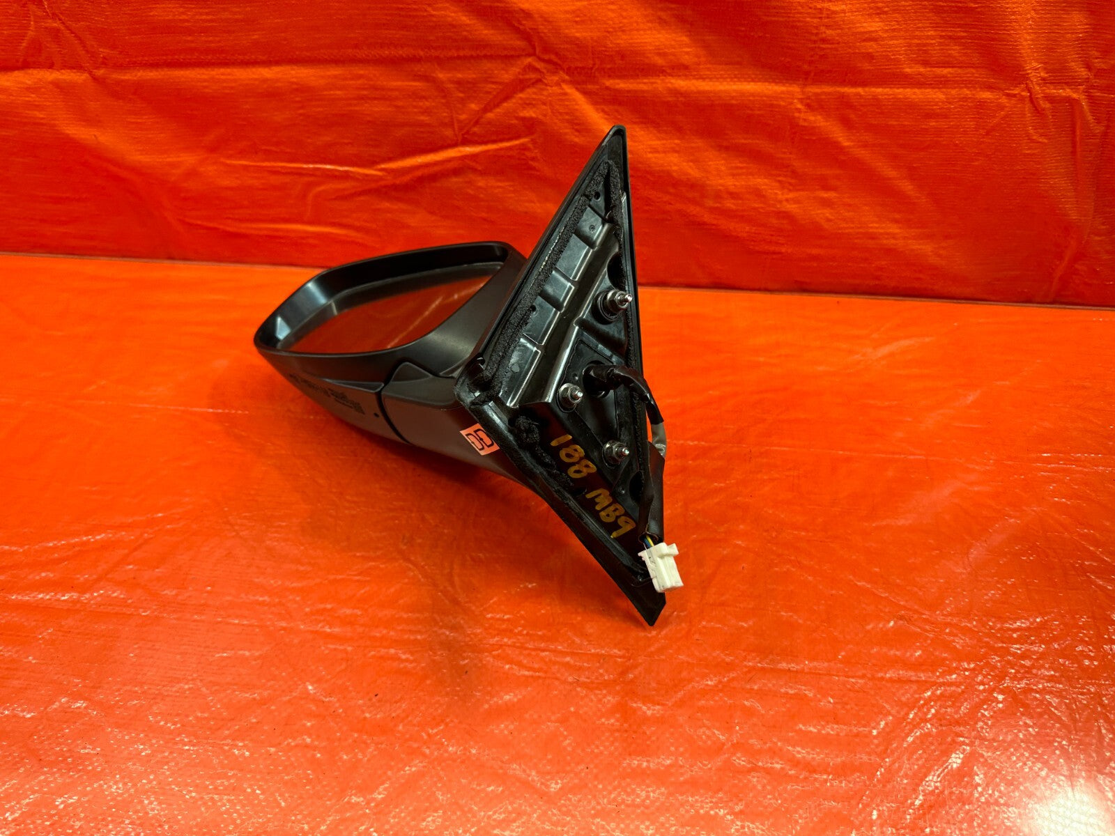 08 15 INFINITI G37 & Q60 DRIVER LEFT EXTERIOR SIDE VIEW MIRROR BLACK   OEM #18811