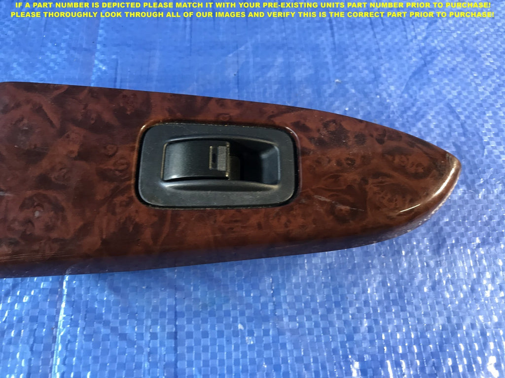 OEM 2004 2005 2006 ACURA MDX DRIVER LEFT REAR WOOD GRAIN WINDOW SWITCH1