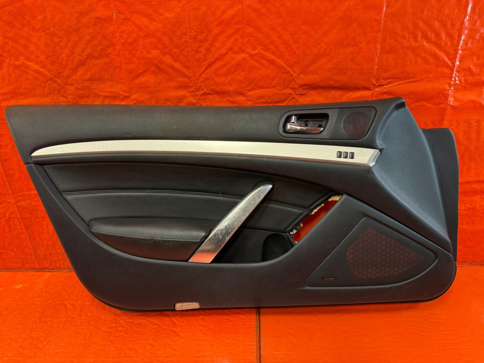 08 11 INFINITI G37 COUPE 2D   DRIVER LEFT   DOOR PANEL / DOOR CARD / LINING 3288