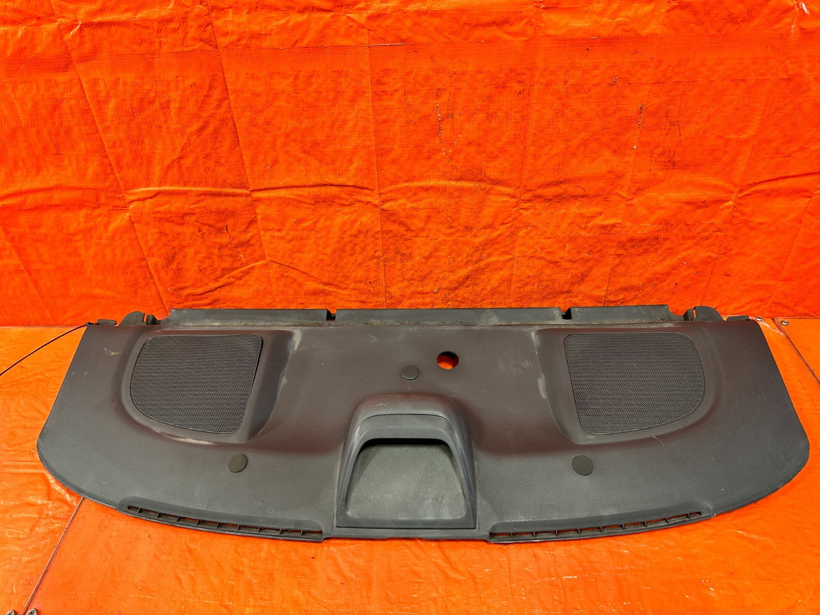 96 00 HONDA CIVIC COUPE   DARK GRAY   REAR SPEAKER TRAY W/ 3RD BRAKE LIGHT OEM0