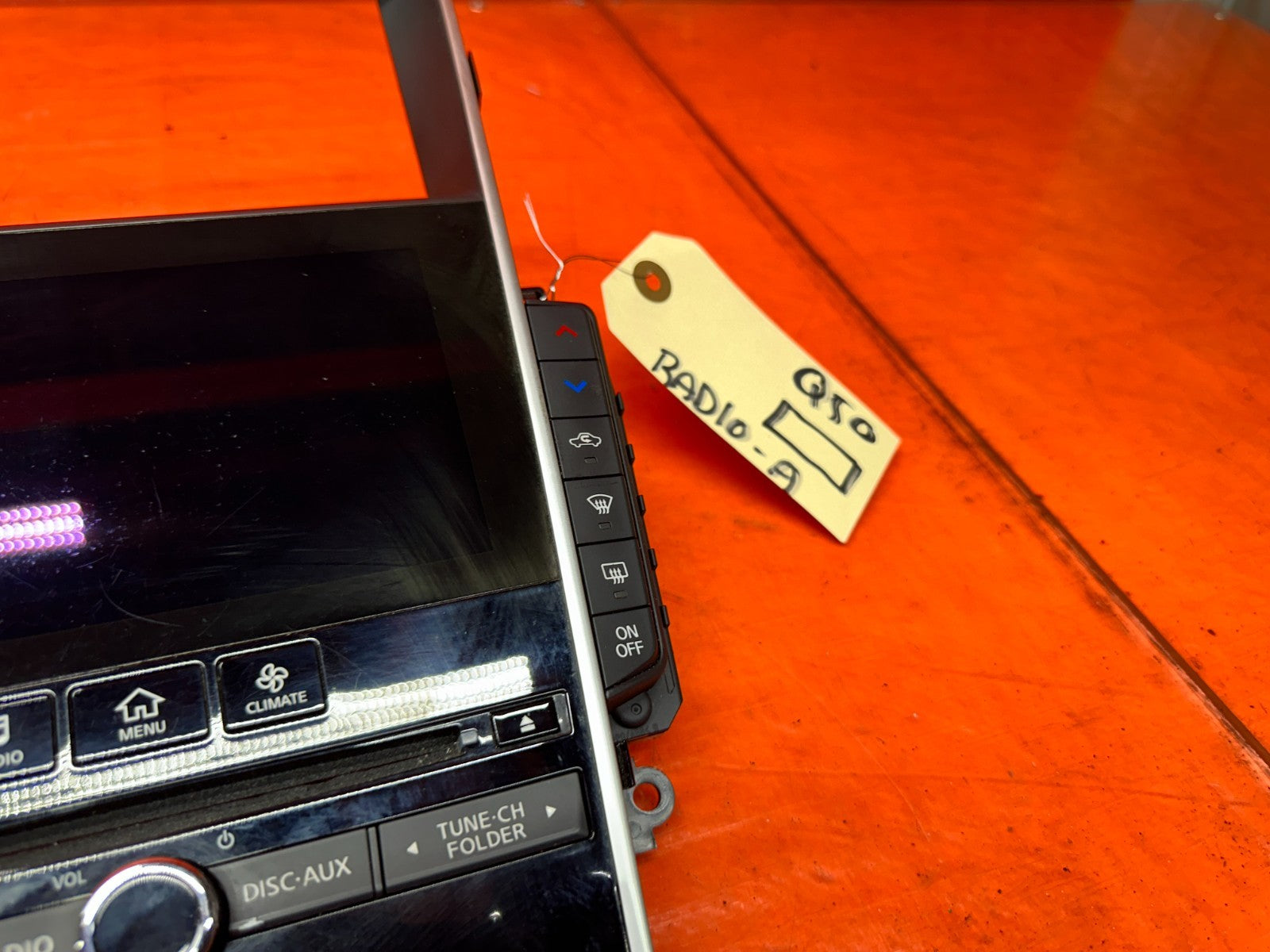 14-19 INFINITI Q50 4D UPPER RADIO NAVIGATION DISPLAY TOUCH SCREEN 253914HB6A #Q57
