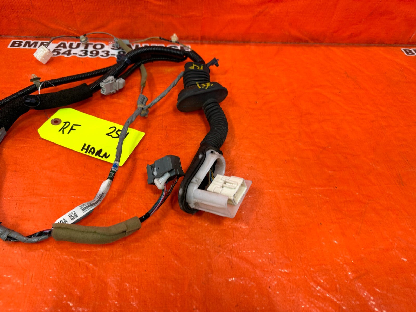 08 12 HONDA ACCORD SEDAN PASSENGER RIGHT FRONT DOOR WIRING HARNESS WIRE LOOM 2511