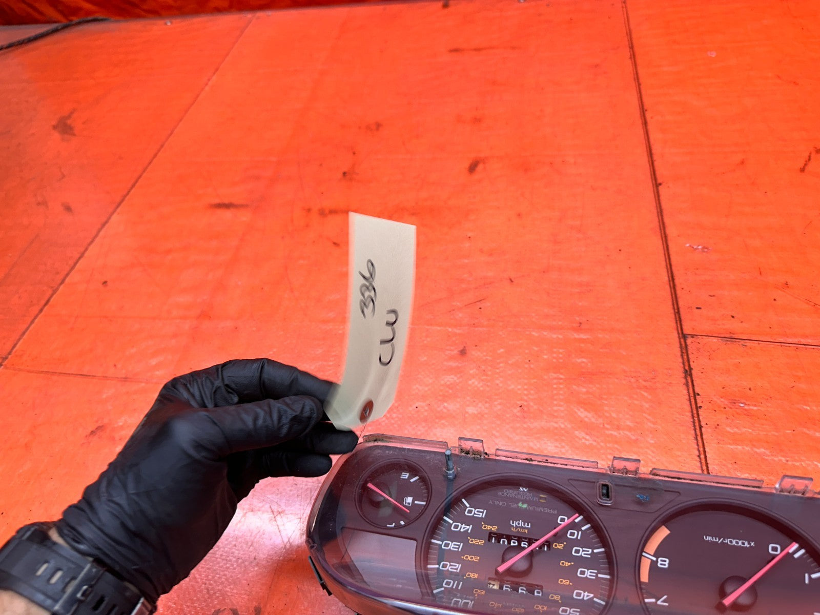 97 01 HONDA PRELUDE 2.2L MT MANUAL SPEEDOMETER INSTRUMENT GAUGE CLUSTER #33615