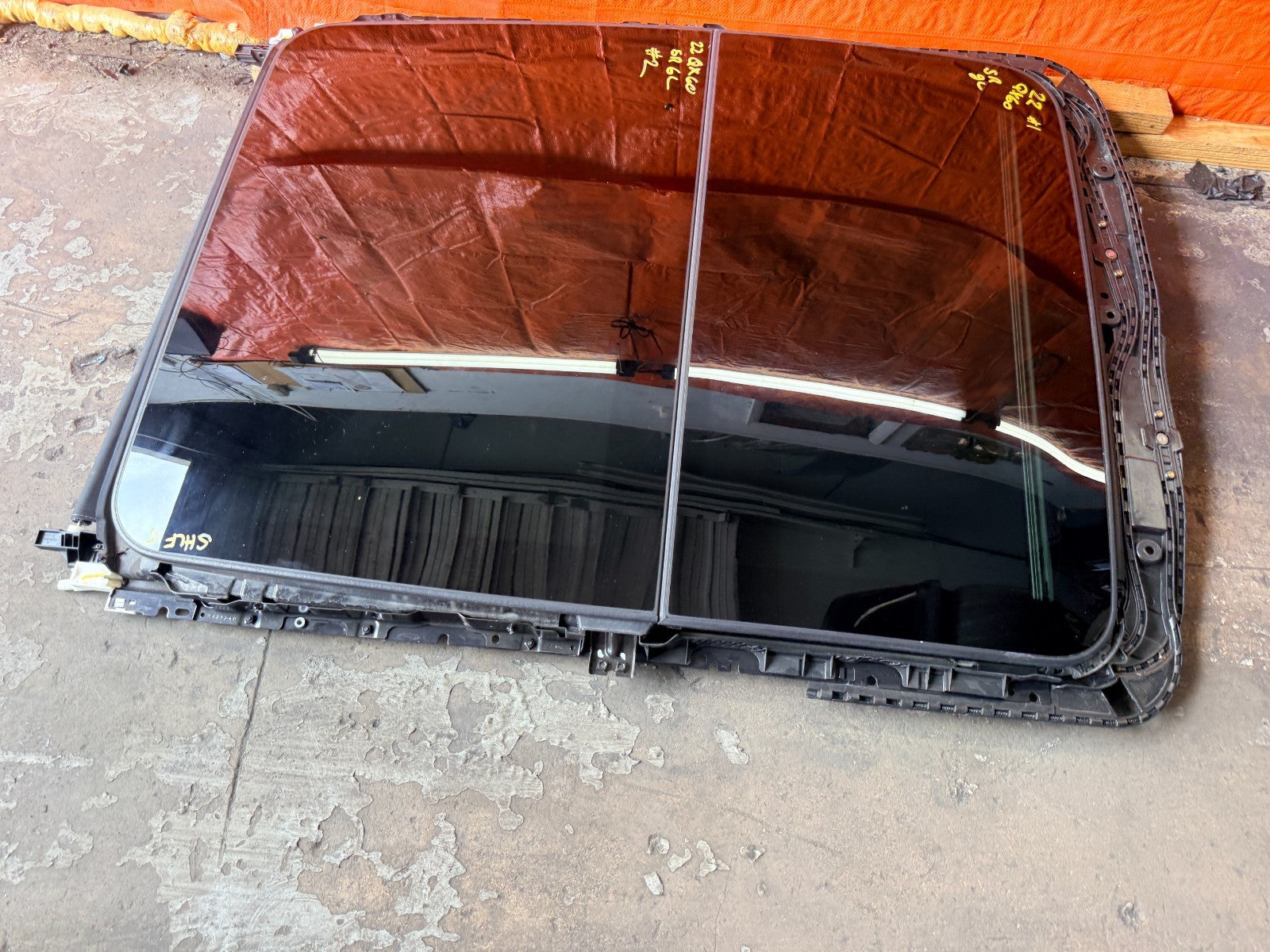 2022-2026 INFINITI QX60 FRONT & REAR PANORAMIC SUNROOF ROOF GLASS PANEL OEM OE15
