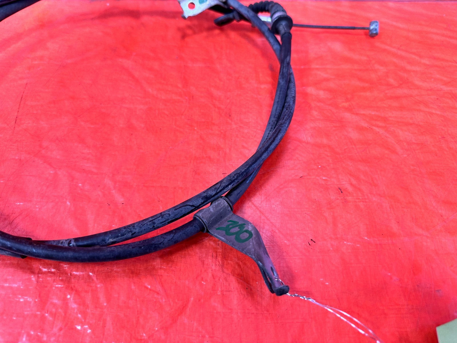 06 11 HONDA CIVIC SI   DRIVER LEFT REAR EMERGENCY BRAKE CABLE   OEM #3002