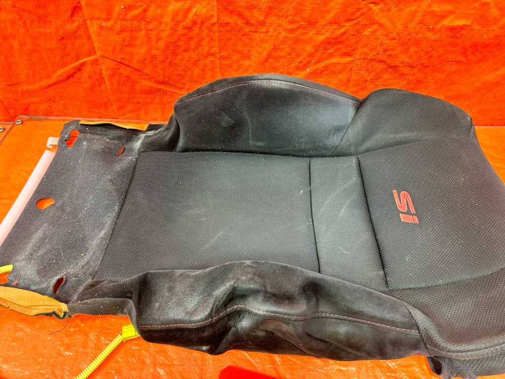 06 11 HONDA CIVIC SI DRIVER LEFT FRONT UPPER SEAT SKIN CLOTH FABRIC COVER OEM 072
