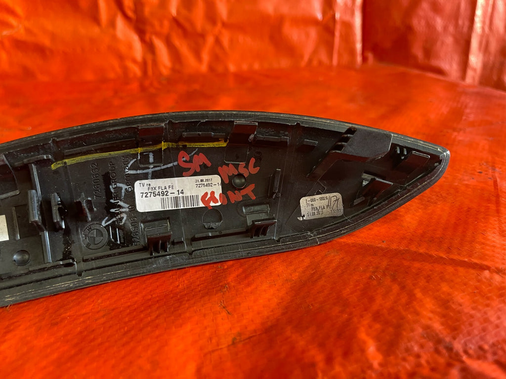 BMW 13 16 328i / 13 16 320i   PASSENGER RIGHT FRONT   DOOR PANEL GRAB TRIM   OEM6
