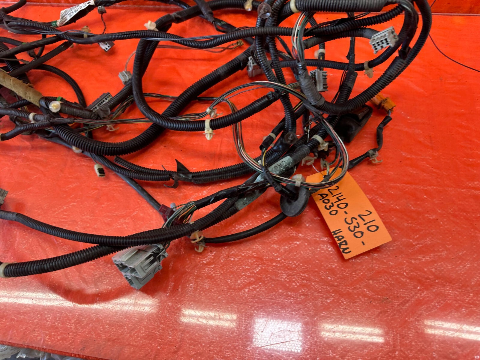 99 01 HONDA PRELUDE BASE INTERIOR FLOOR WIRING HARNESS WIRE LOOM LEFT SIDE #2105