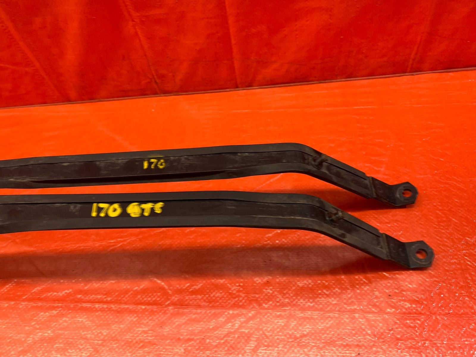 12 21 SUBARU WRX & STI  SEDAN   GASOLINE GAS FUEL TANK STRAP SET STRAPS SUPPORTS5