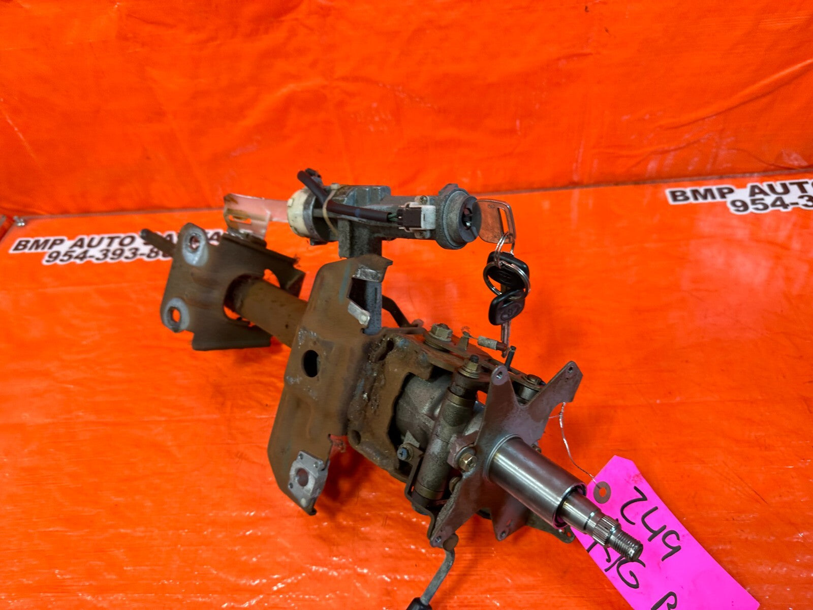 95 97 TOYOTA TACOMA   MANUAL MODEL ONLY   KEY AND IGNITION SWITCH   OEM #2497