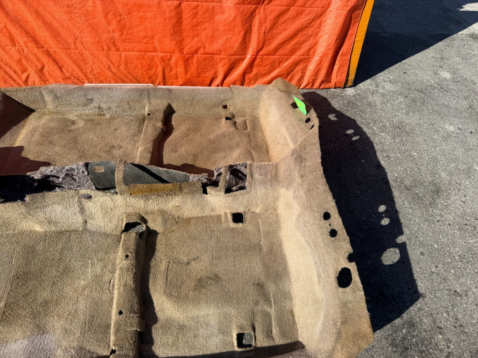 97 01 HONDA PRELUDE   INTERIOR FLOOR CARPET RUG MAT   TAN IN COLOR    OEM #3235