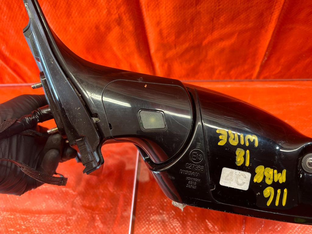 09 12 INFINITI FX50 FX35   DRIVER LEFT SIDE VIEW MIRROR W/ CAMERA BLACK OEM #1168