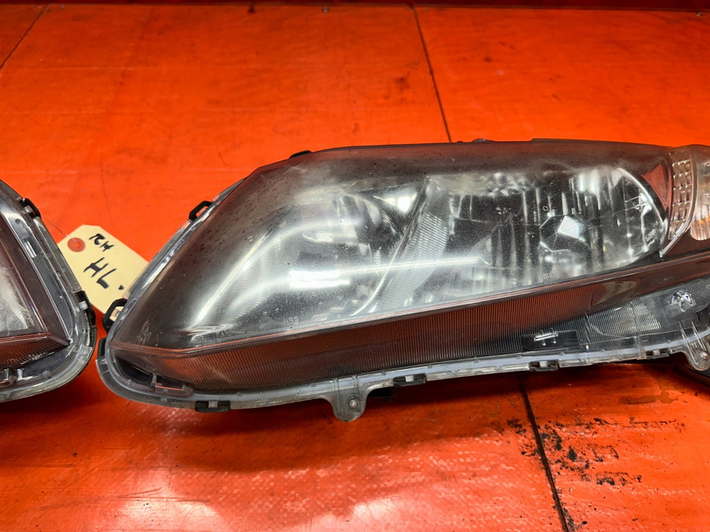 13 15 HONDA CIVIC SI 4D 2.4L FRONT LEFT RIGHT HEADLIGHT LAMP ASSEMBLY SET OEM #34