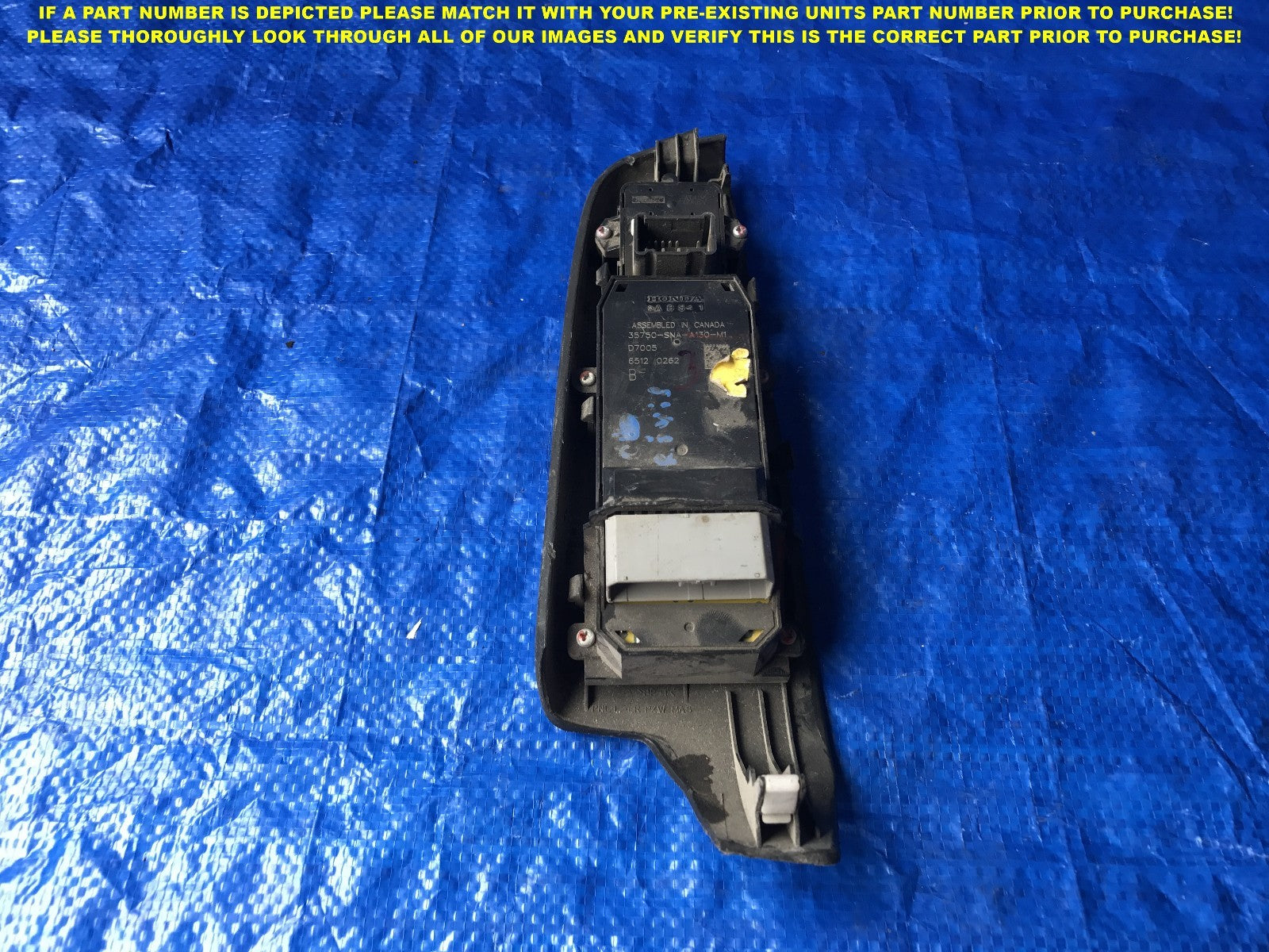 OEM 2006 2007 2008 09 10 11 HONDA CIVIC SEDAN DRIVER LEFT MASTER WINDOW SWITCH3