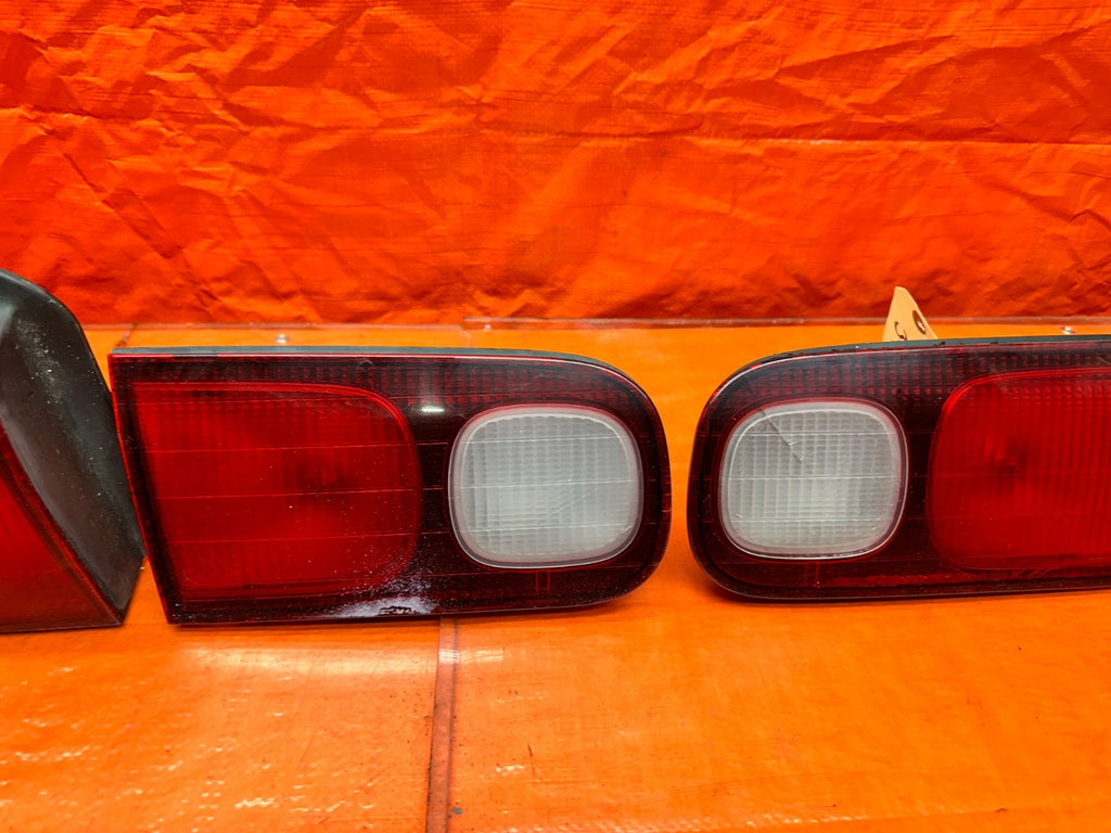 94-01 ACURA INTEGRA 4D SEDAN REAR TAIL LIGHT LAMPS SET ALL 4 OEM #3409
