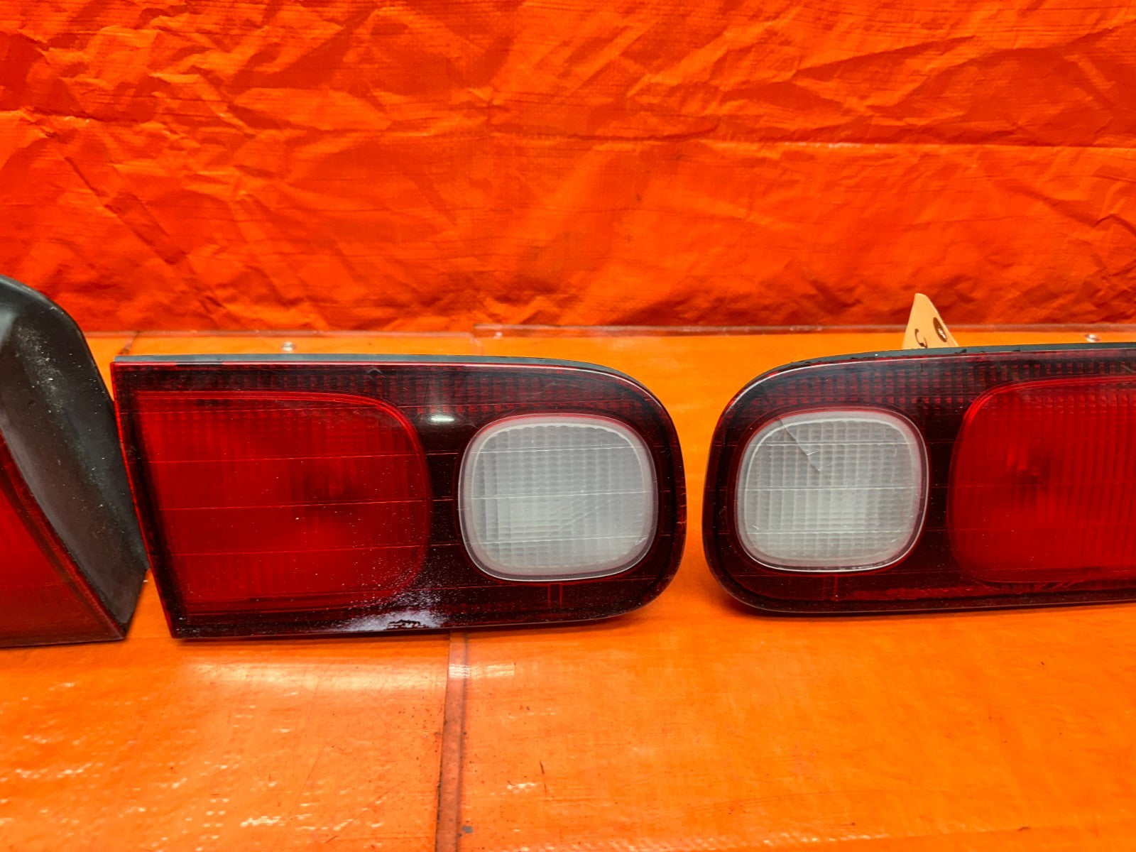94-01 ACURA INTEGRA 4D SEDAN REAR TAIL LIGHT LAMPS SET ALL 4 OEM #3409