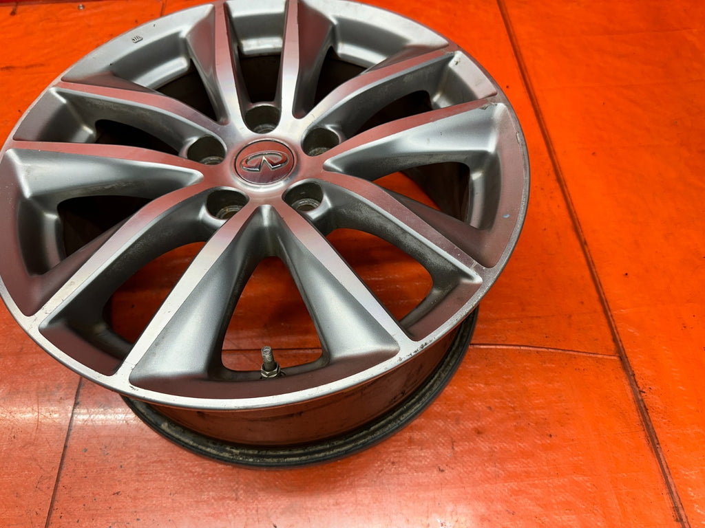 14-17 INFINITI Q50 17 INCH 10 SPOKE ALLOY WHEEL RIM W/ TPMS SENSOR OEM FACTORY R4