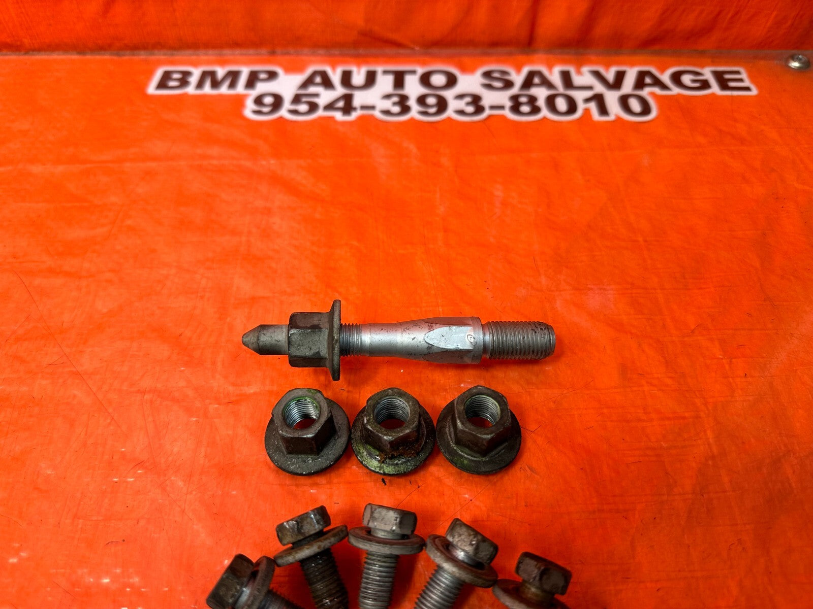 02 10 LEXUS SC430   FRONT SUBFRAME CROSSMEMBER BOLTS HARDWARE   OEM #2614