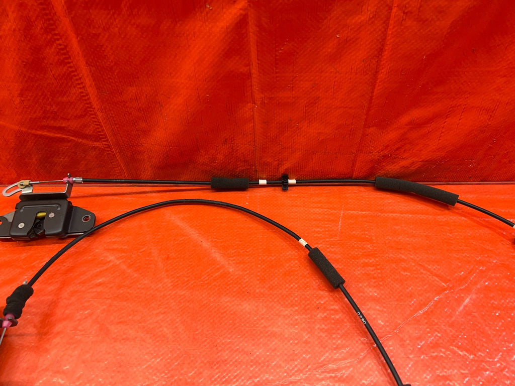 09 14 ACURA TSX LEFT & RIGHT REAR SEAT RECLINIG RELEASE CABLES W PULL HANDLE 16711